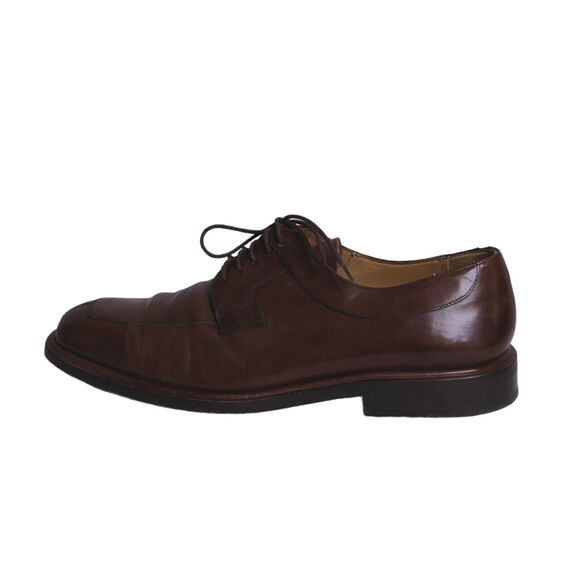 Mezlan Fiore Men's 9.5W Black Leather Split Toe Derby Dress Shoes Made in Spain - Picture 3 of 16